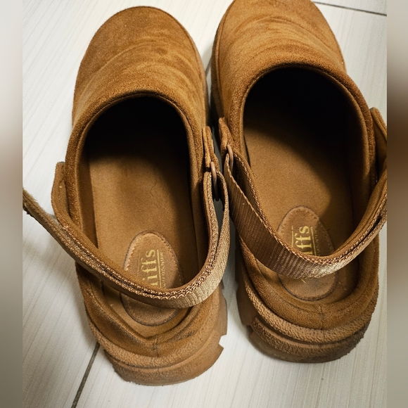 Womens Brown Suede Shoes - Picture 2 of 5